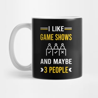 3 People Game Shows TV Show Mug